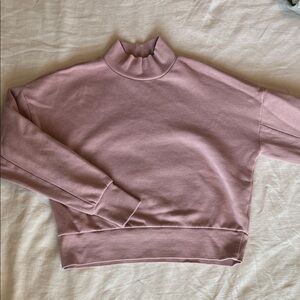 Pink Rose Mauve Turtleneck Sweater